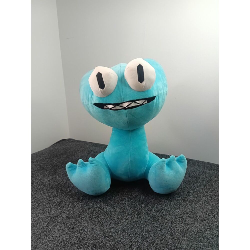 Rainbow Friends Cyan Plush Roblox PhatMojo Roy & Charcle Stuffed Animal Toy
